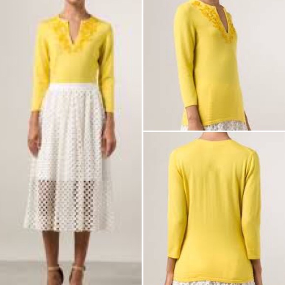 Oscar de la Renta sweater - Picture 2 of 8